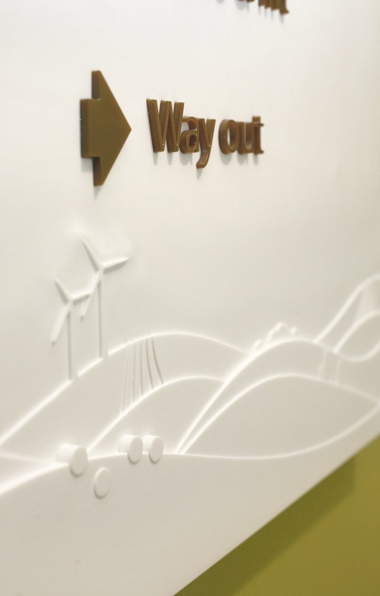 Corian Signage made from 3mm Acrylic