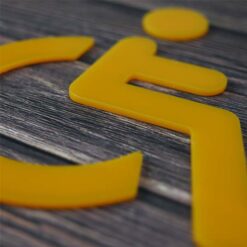 Disabled Sign Profile Cut Signage made from 3mm Acrylic