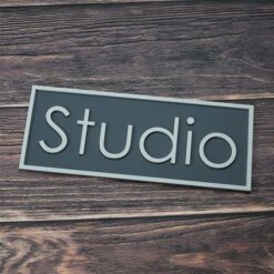 3D Studio Sign made from 3mm Acrylic