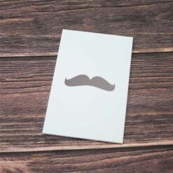 Printed Mustache Sign made from 3mm Acrylic