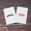 Printed Mustache & Lips Toilet Signs made from 3mm Acrylic