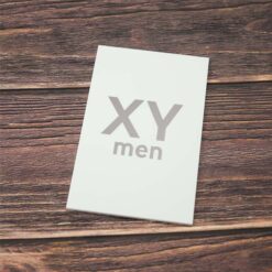 Printed XY Men Toilet Sign made from 3mm Acrylic