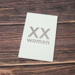 Printed XX Women Toilet Sign made from 3mm Acrylic