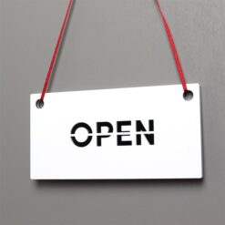 Open Door Sign made from 3mm Acrylic