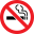 No Smoking Safety Sign made from 3mm Acrylic and Reverse Printed