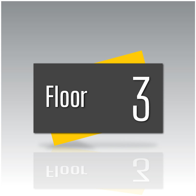 Floor Number Sign - Orion Family
