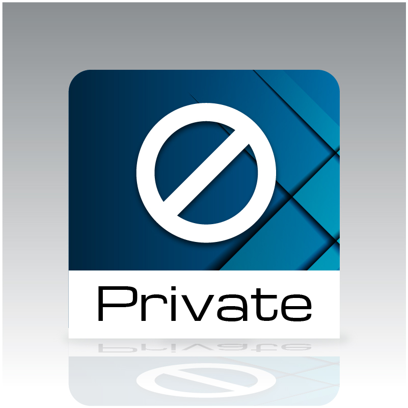 Amenity Sign with Icon - Private - Atlas Family