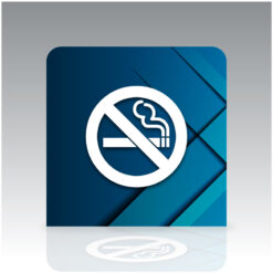 Acrylic No Smoking Sign - Atlas Family