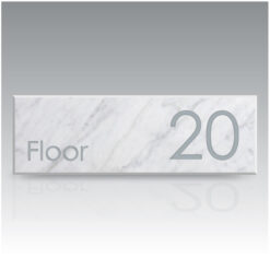 Acrylic Floor Number Sign - Capella Family