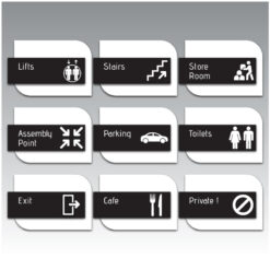 Acrylic Amenity Sign with Icon - Group - Mensa Family